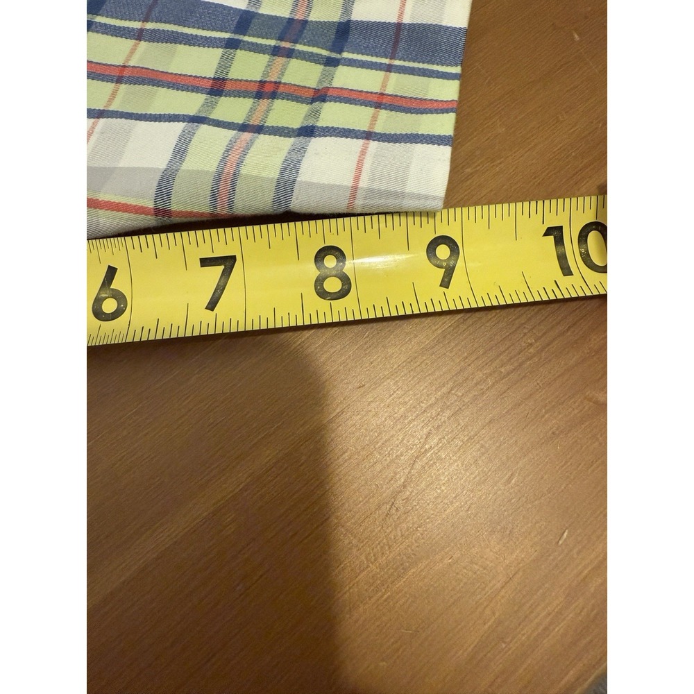 Bobby‎ Jones Men's Flat Front Chino Shorts Blue/Green Plaid Sz 42 - Picture 4 of 4